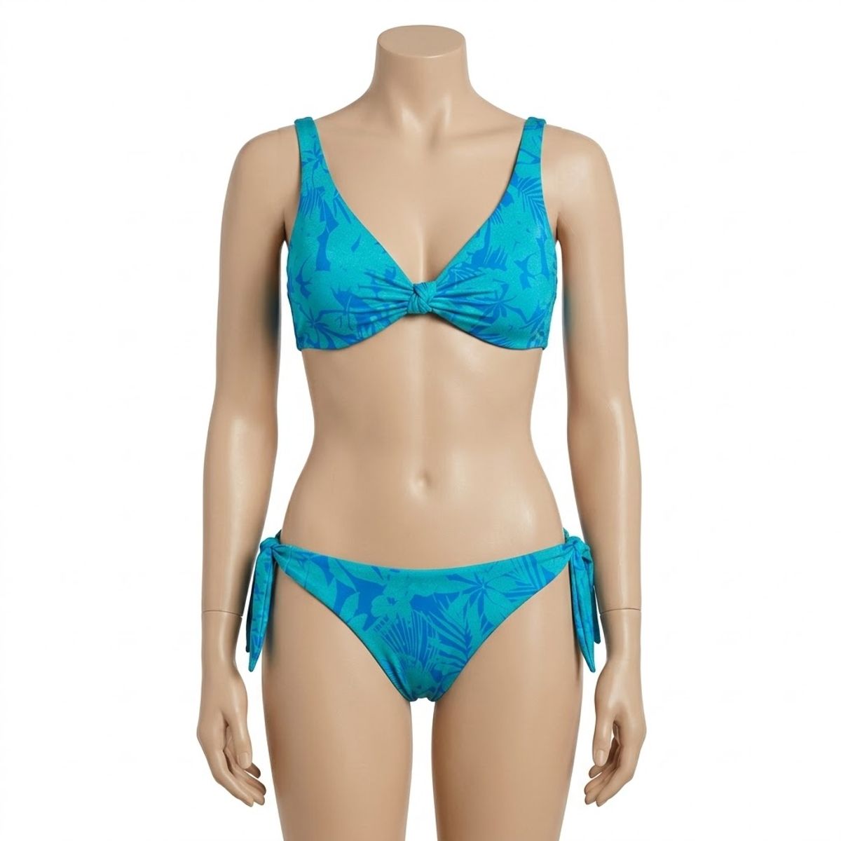 Victoria'S Secret - TRAJE DE BAÑO VICTORIAS SECRET COMPLETO TURQUESA CON FLORES
