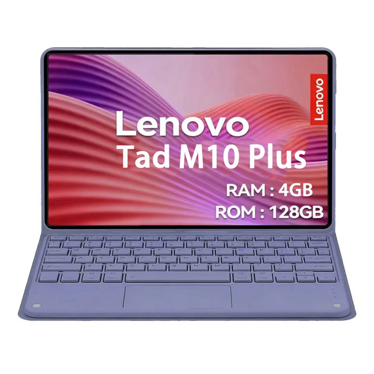 LENOVO - Lenovo Tablet M10 Plus 4GB+128GB WiFi+Teclado Púrpura