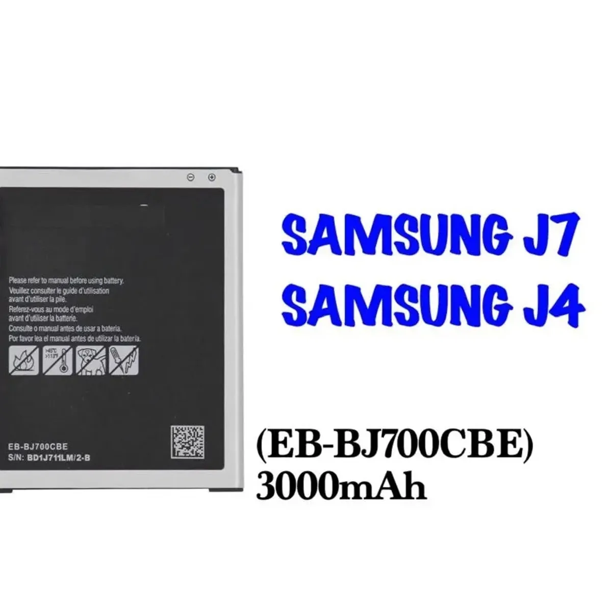 GENERICO - BATERIA J7 - J4 EB-BJ700CBE NUEVO - PLOMO