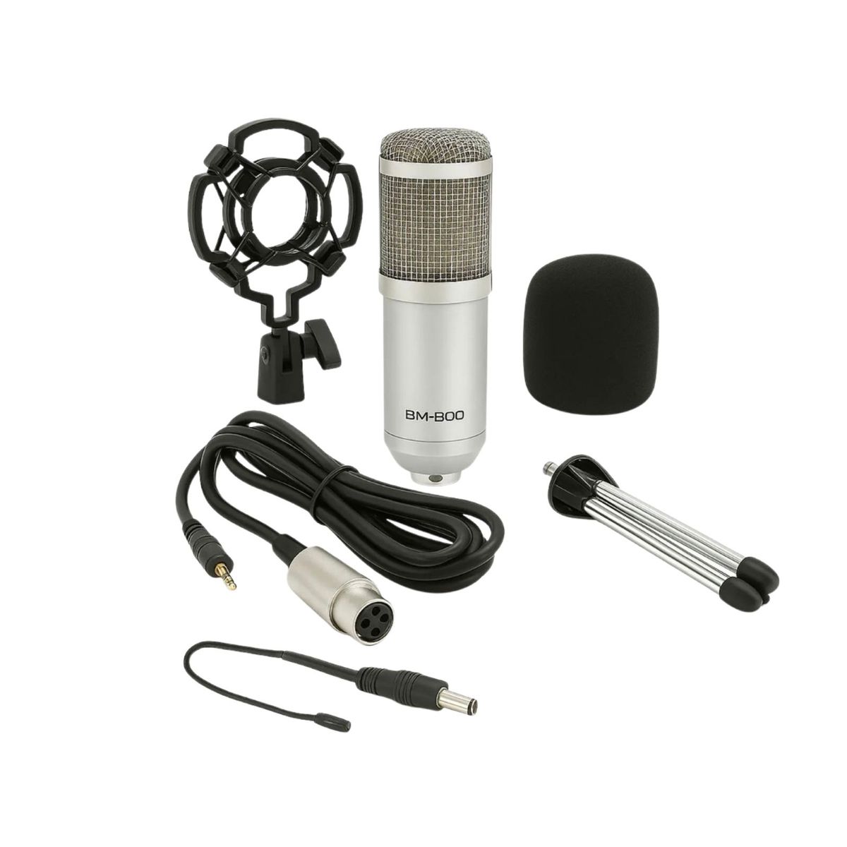 OEM - Micrófono Condensador BM800 Unidireccional 3.5mm