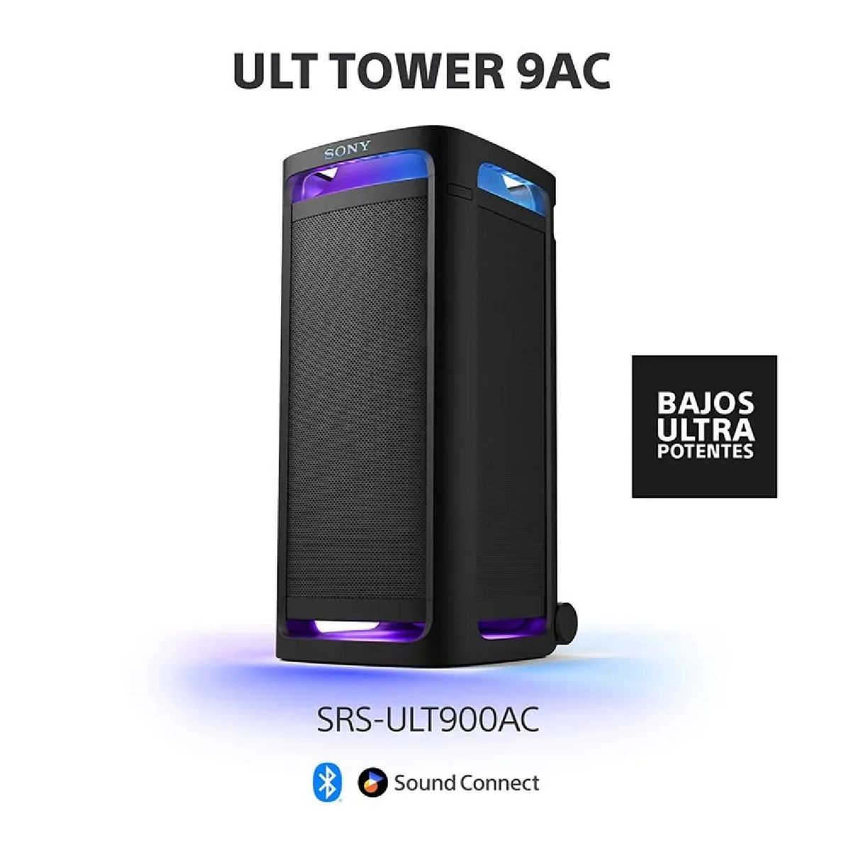 SONY - Parlante Bluetooth Sony SRS-ULT900AC ULT TOWER 9AC para Fiestas  Negro