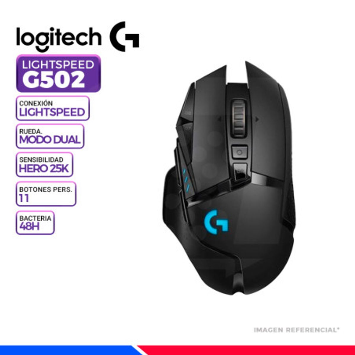 LOGITECH - Mouse G502 Ligthspeed Wireless