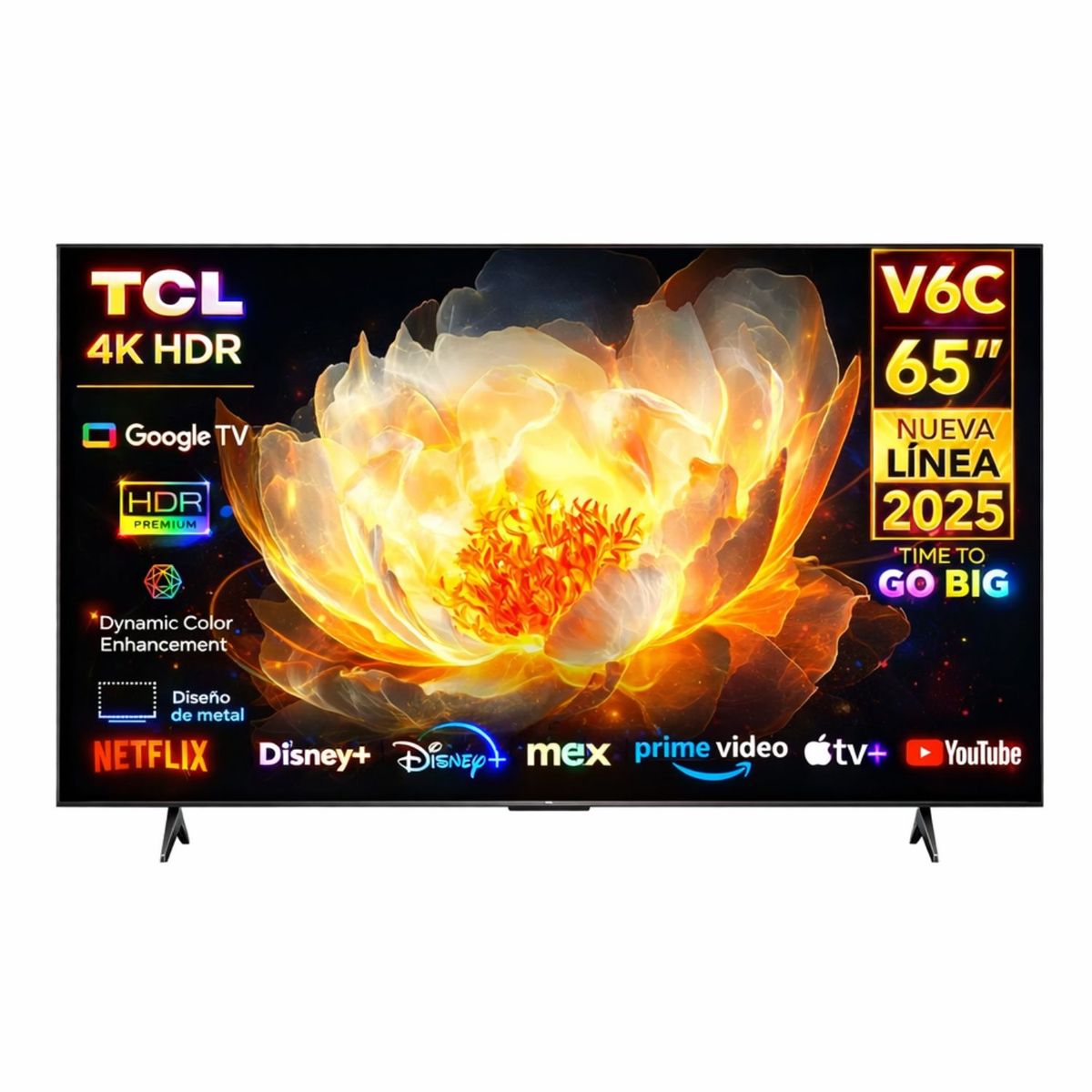 TCL - Televisor TCL 65 UHD 4K Smart TV 65V6 + Parlante