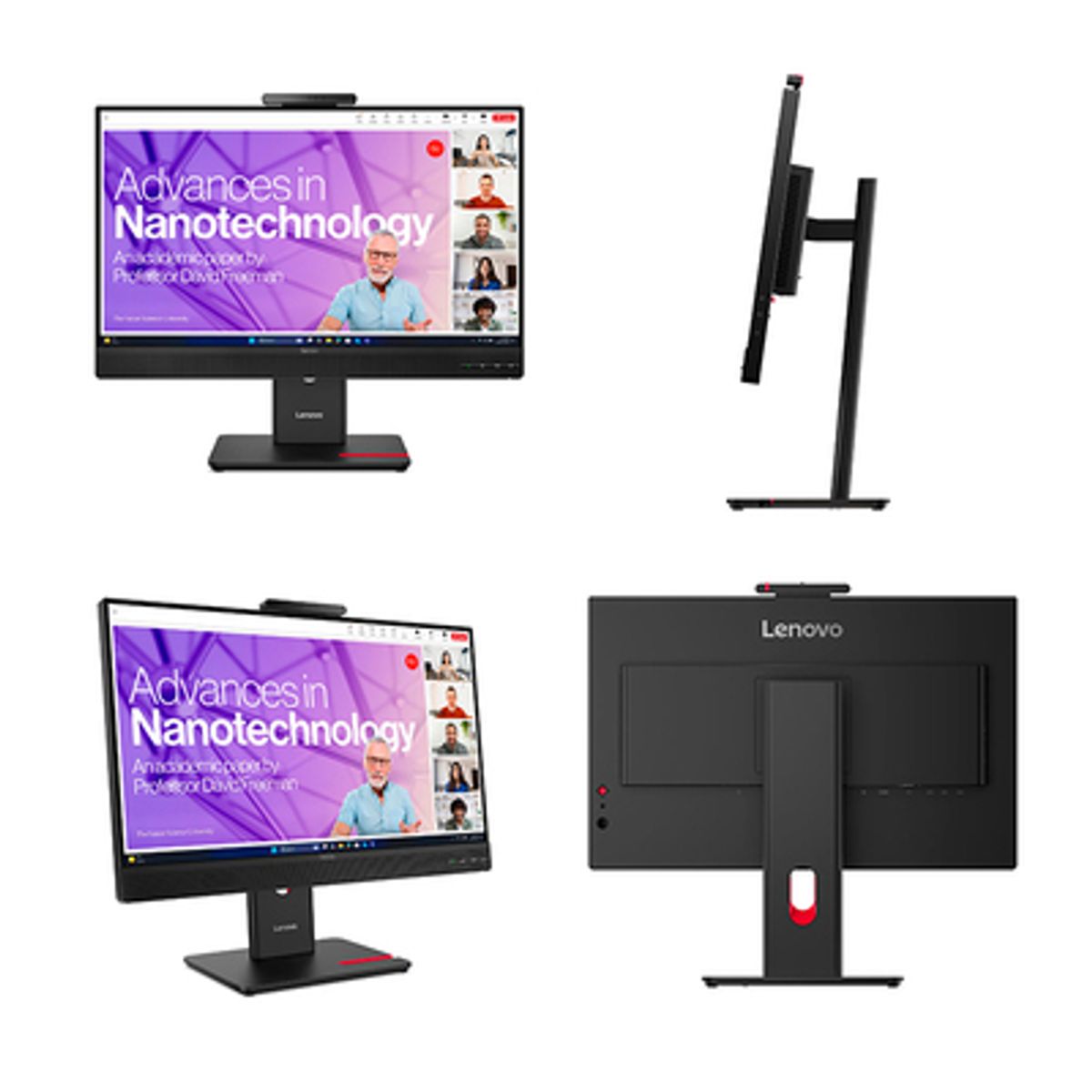 LENOVO - Monitor Lenovo ThinkVision T24-4v 23.8 FHD IPS HDMI DP VGA Negro