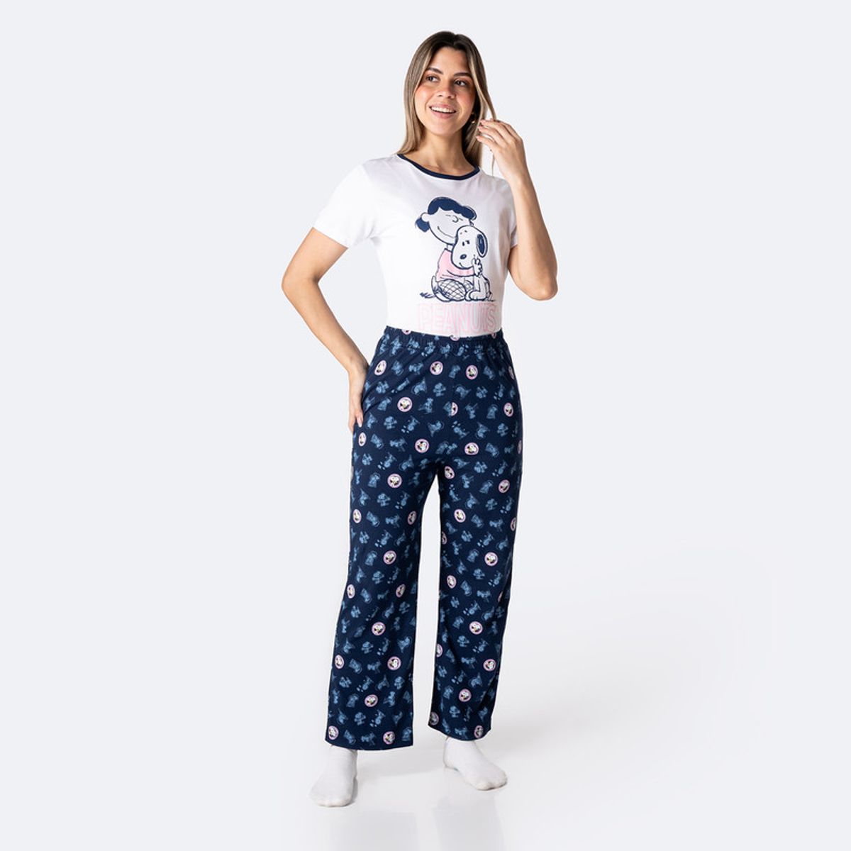 Pionier - Pijama Jersey Mujer Lara2-Snoopy