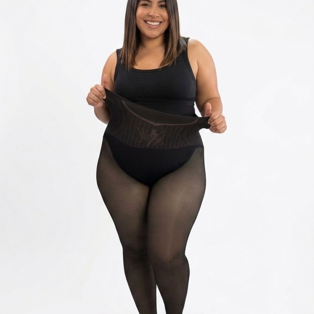 GENERICO - PANTY CON FAJA EFECTO PIEL PARA MUJER ABRIGADORA