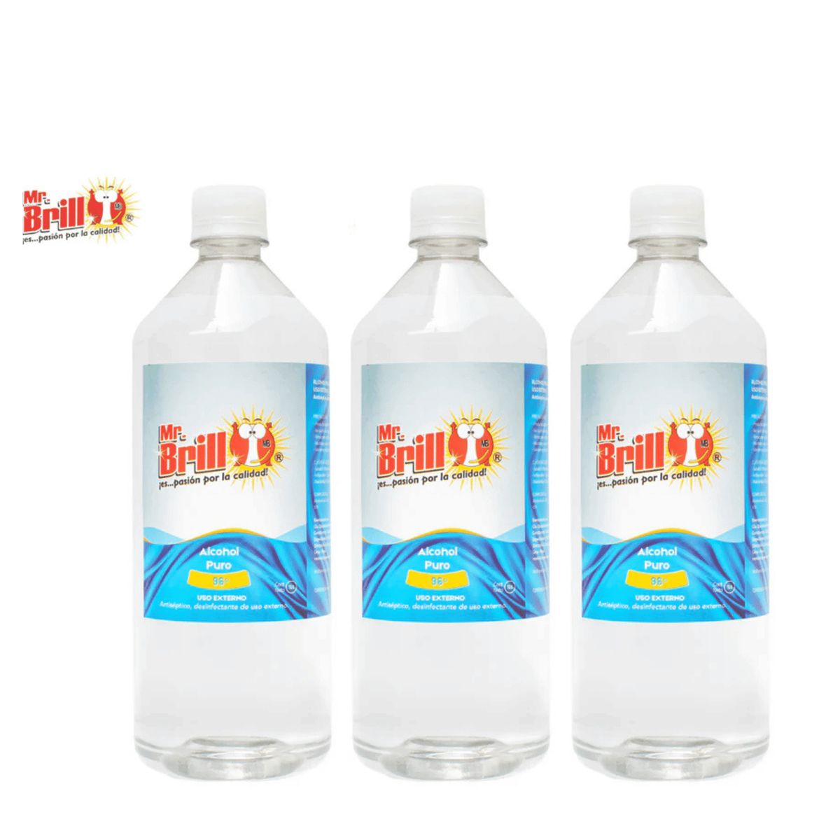 MR BRILLO - Alcohol 96 3 LT Doméstico