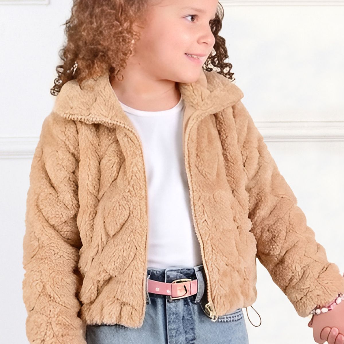 KIDS MASHMELO - Chaqueta con Cierre y Reguladores para niñas Kids Mashmelo