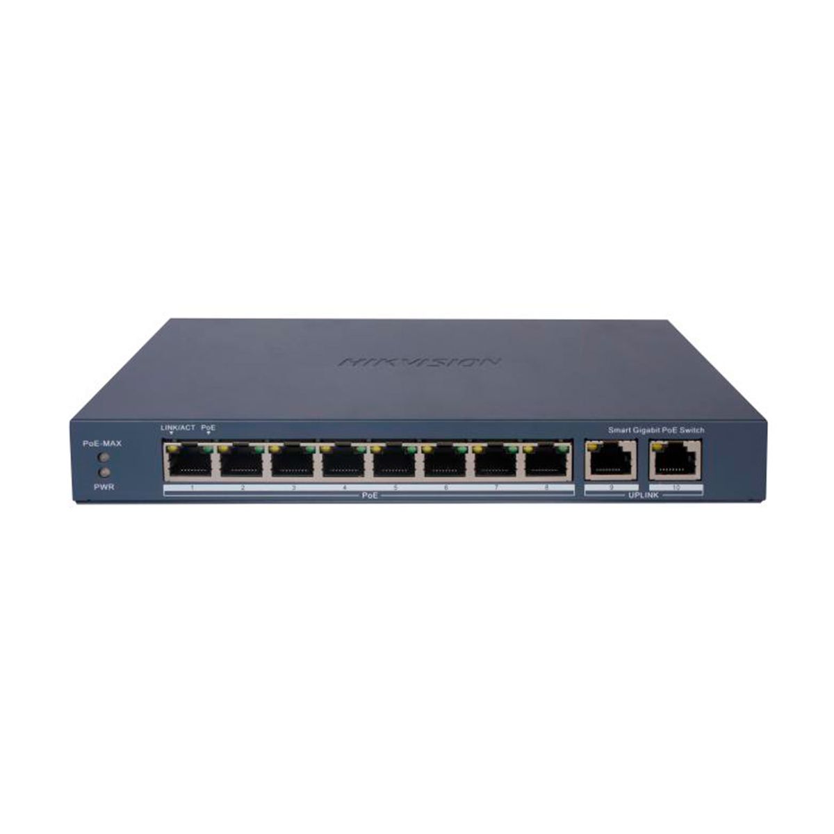 Hikvision - SWITCH HIKVISION ADMINIS 2 UP RJ45 GIGABITE NEGRO PN HK-DS-3E1510P-EI