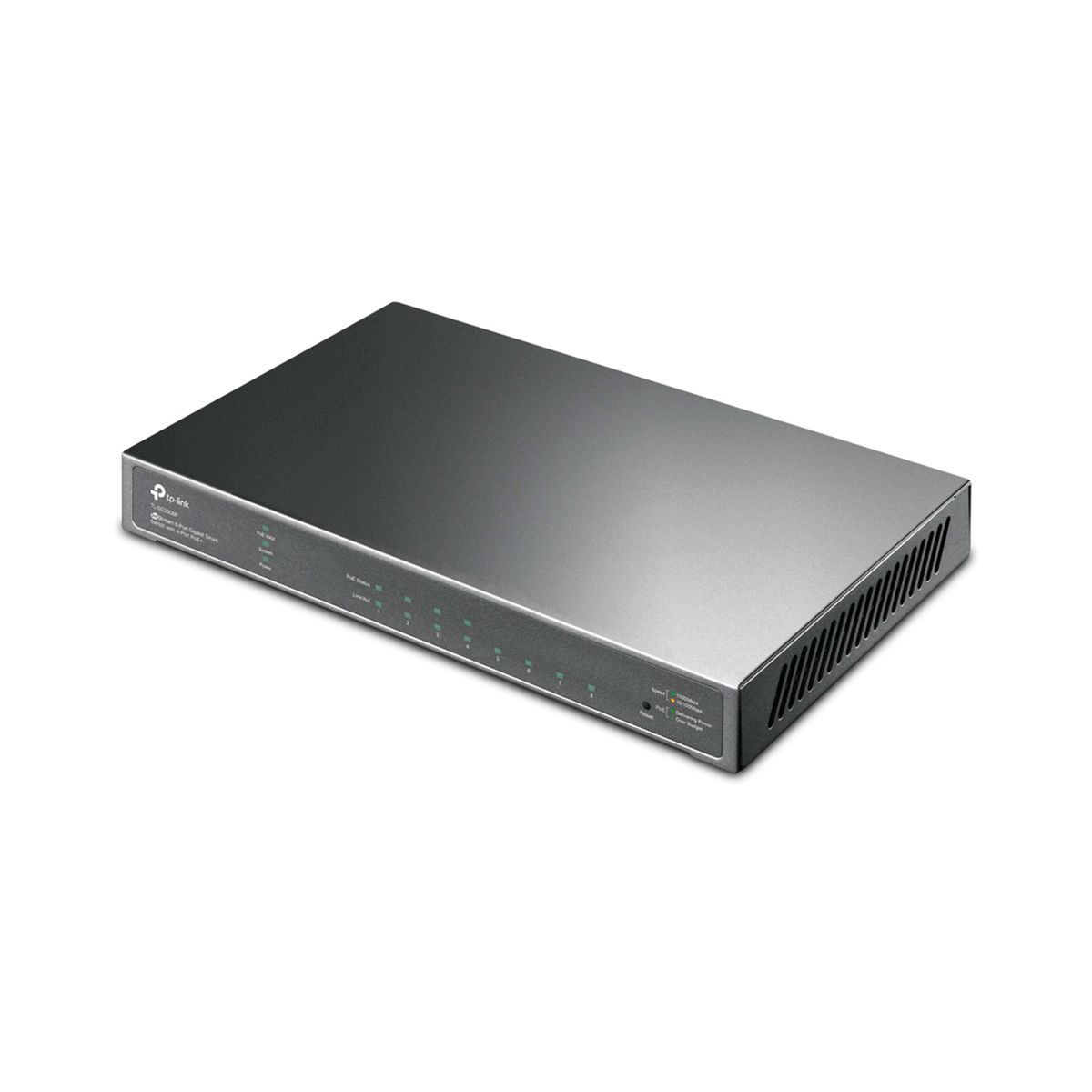 TP LINK - SWITCH TP-LINK 4 PUERTOS 62W VLAN 4K NEGRO l PN SG2008P
