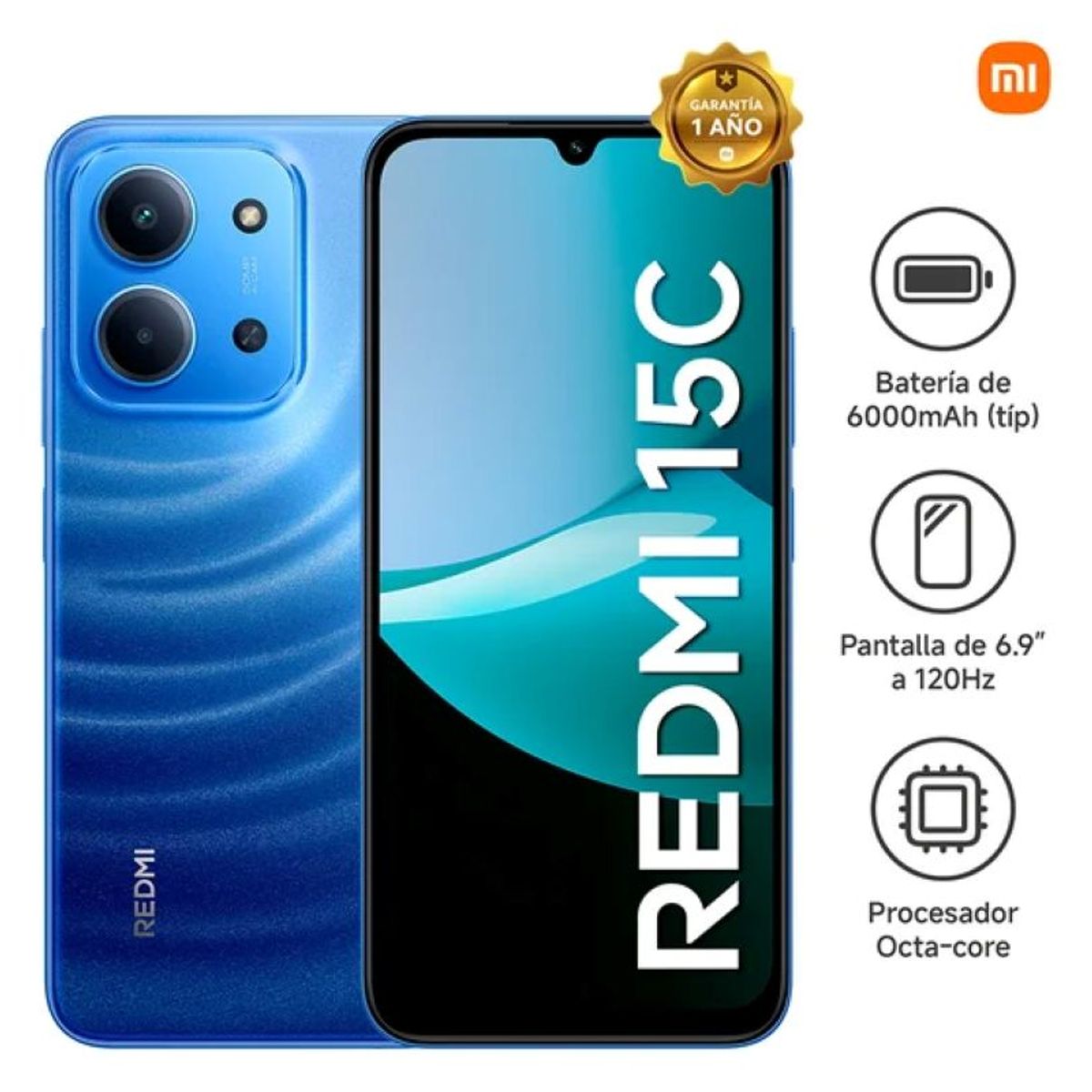 XIAOMI - CELULAR REDMI 15C 4RAM 128GB