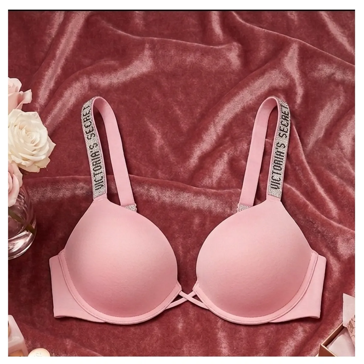 VICTORIA - Brasier Victorias Secret Very Sexy Tirantes Brillo Talla Grande Plus