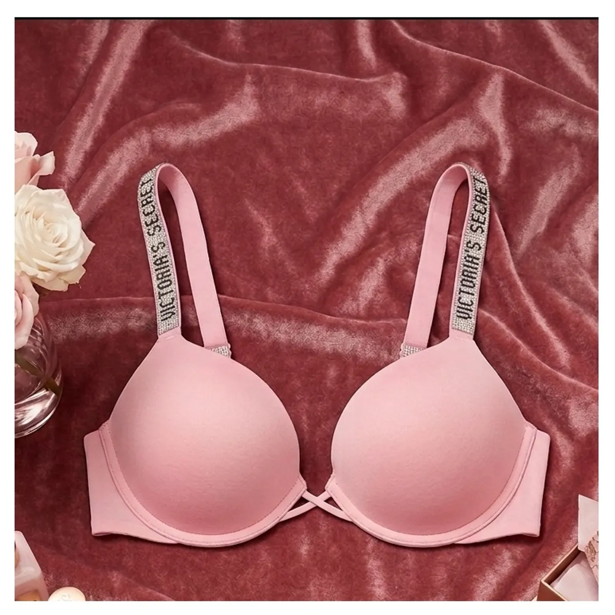VICTORIA - Brasier Victorias Secret Very Sexy Tirantes Brillo Talla Grande Plus