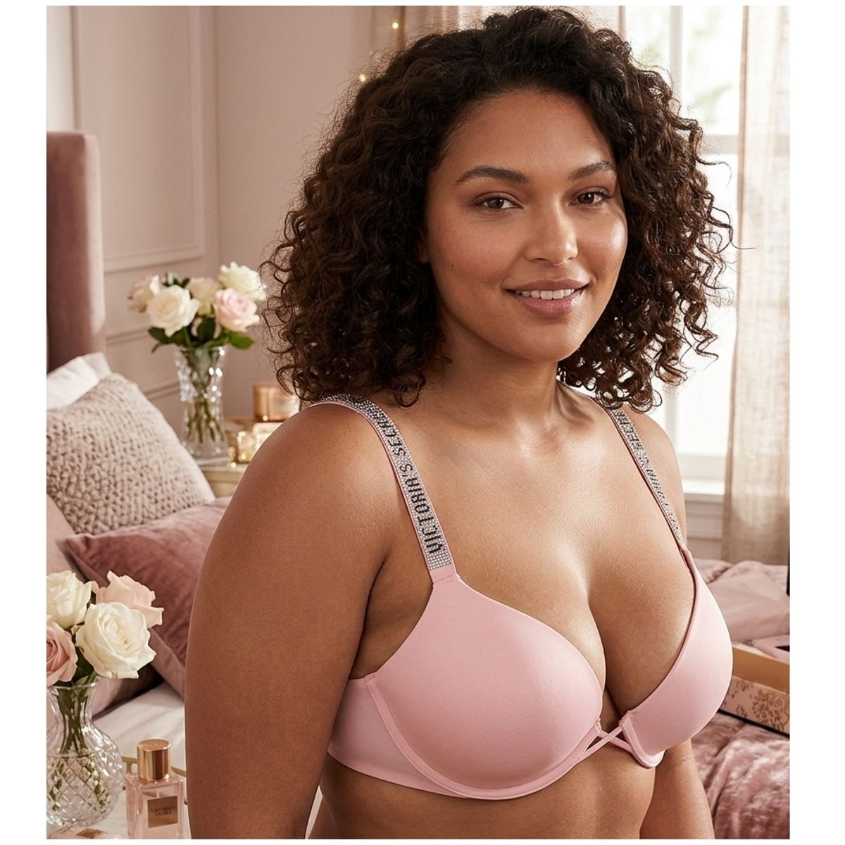 VICTORIA - Brasier Victorias Secret Very Sexy Tirantes Brillo Talla Grande Plus