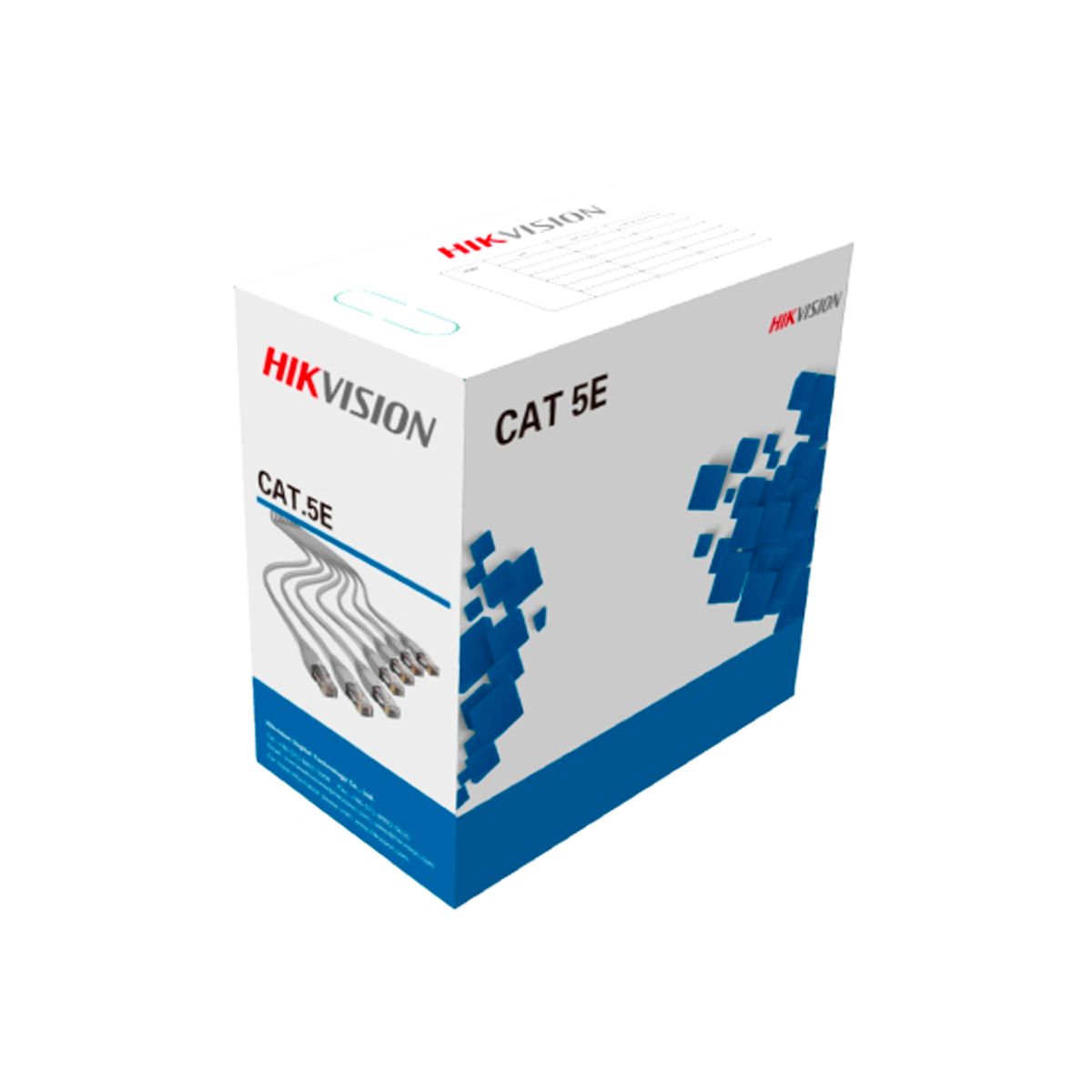 Hikvision - ROLLO DE CABLE HIKVISION UTP 4 PARES CATEGORIA 5E l P-N HK-DS-1LN5E-E-E