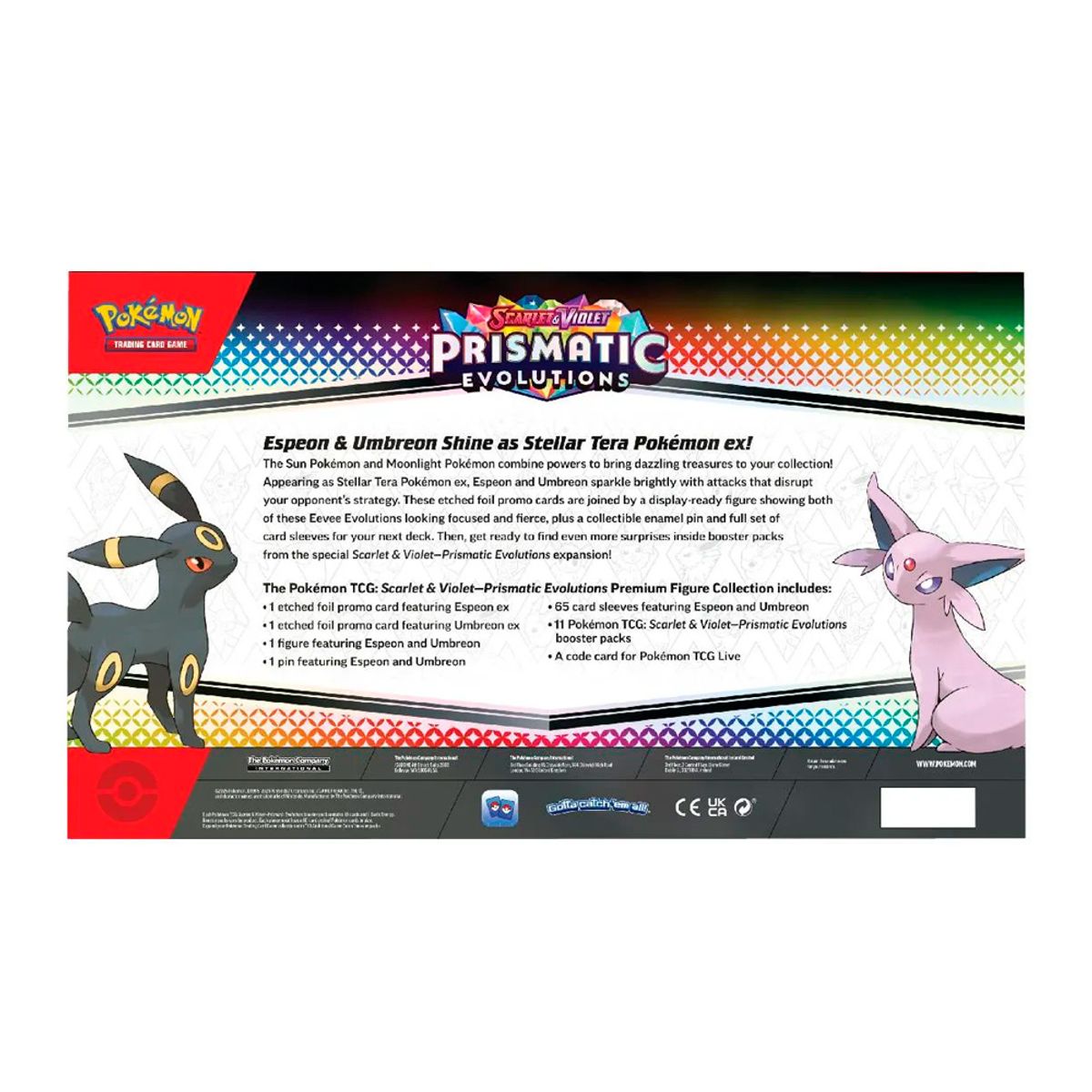 POKEMON - POKEMON TCG PRISMATIC EVOLUTIONS PREMIUM FIGURE COLLECTION EN ESPAÑOL