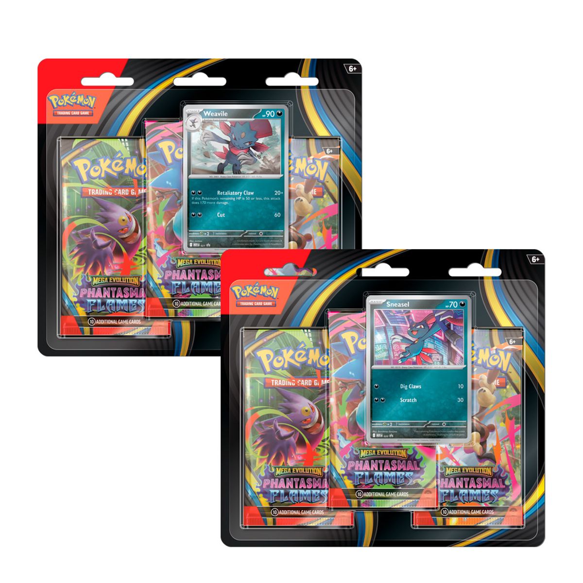 POKEMON - POKEMON TCG TRIPACK BOOSTERS PHANTASMAL FLAMES EN ESPAÑOL