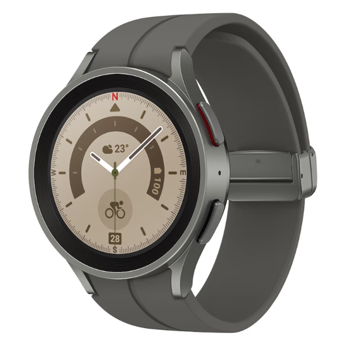 SAMSUNG - Samsung Galaxy Watch5 Pro 45mm Bluetooth Smartwatch SM-R920