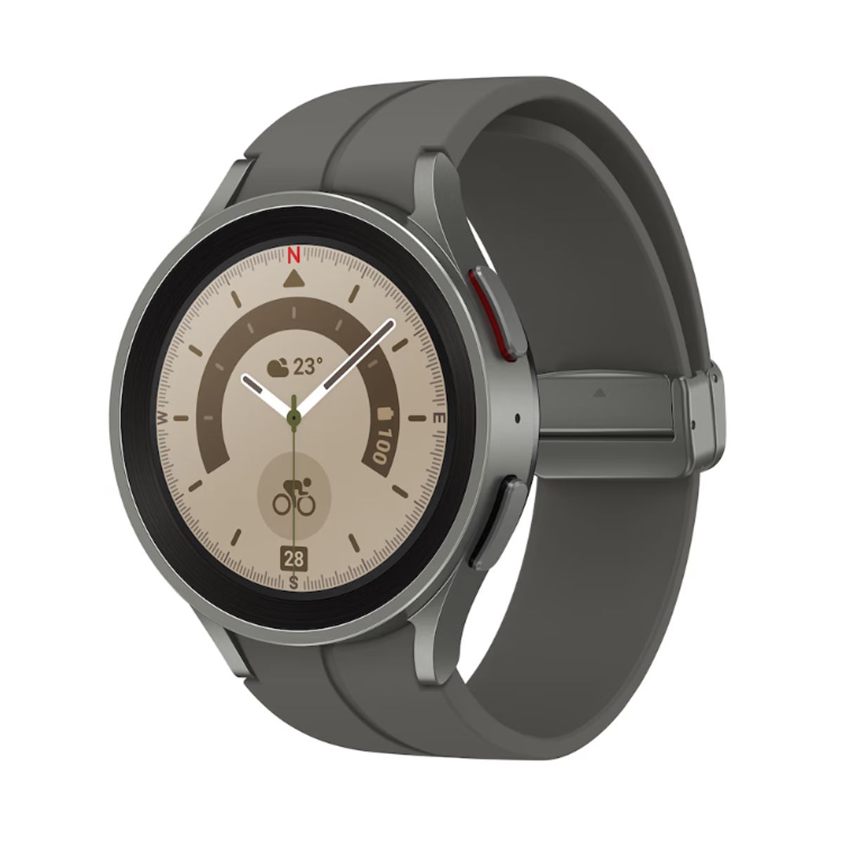 SAMSUNG - Samsung Galaxy Watch5 Pro 45mm Bluetooth Smartwatch SM-R920