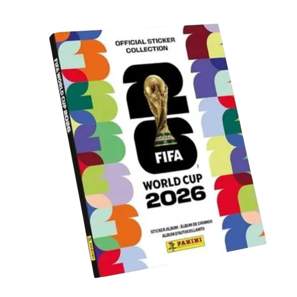 GENERICO - COPA MUNDIAL FIFA 2026-ALBUM TAPA BLANDA Y 1 PAQUETON 104 SOBRES DE STICKERS + LATA COLECCIONABLE