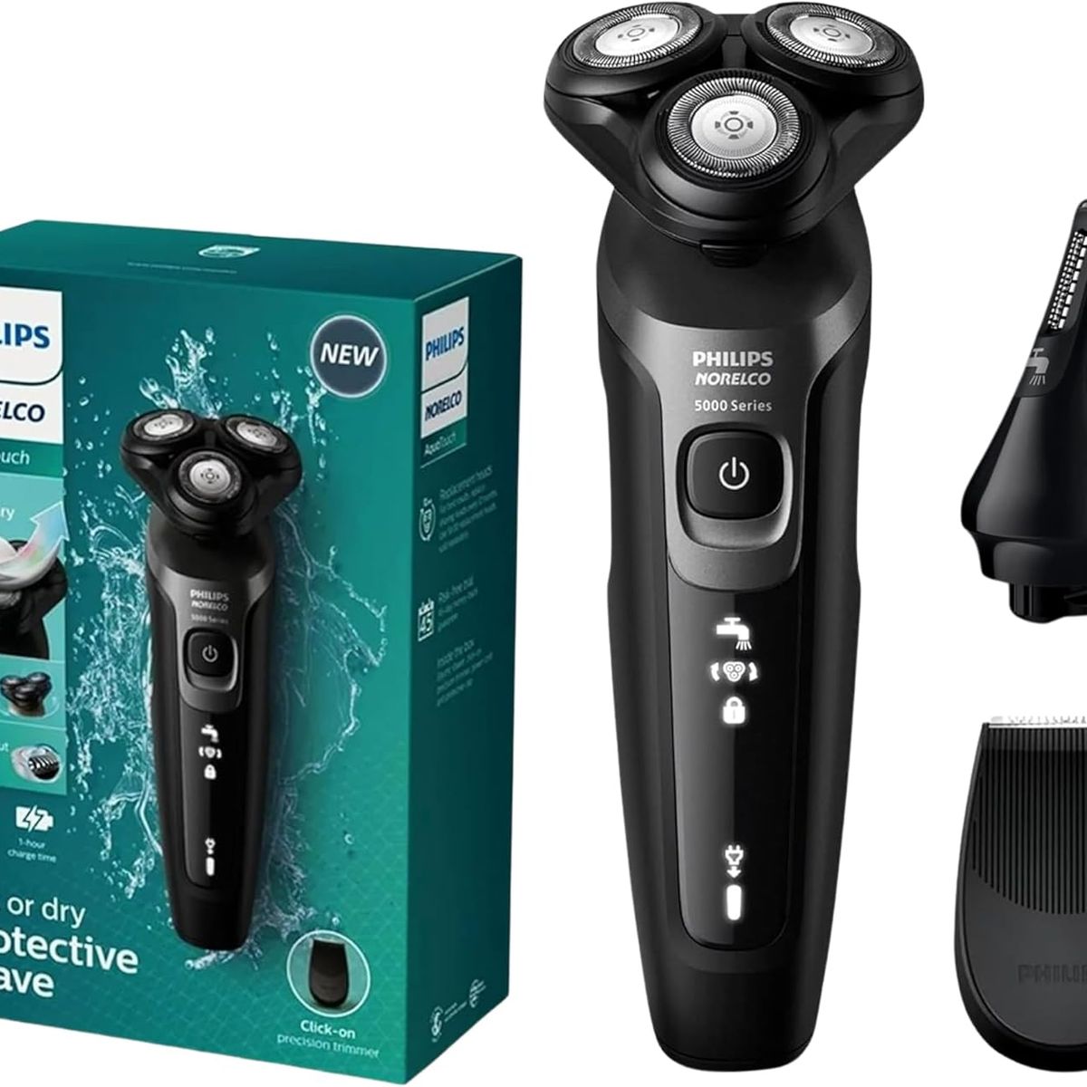 Philips Norelco Afeitadora Rasuradora eléctrica AquaTouch 5D Serie 5000, marca PHILIPS - Foto Principal