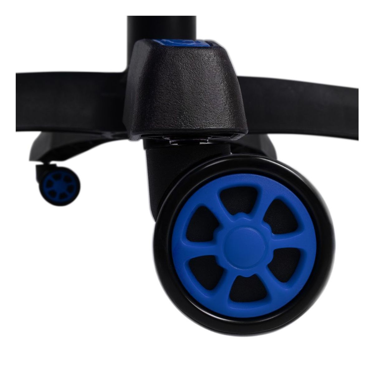 Silla Gamer Titán Xion Ergonómica con Masajeador Lumbar, Reposapiés y Reclinable 135° - Azul, marca XION - Foto 2