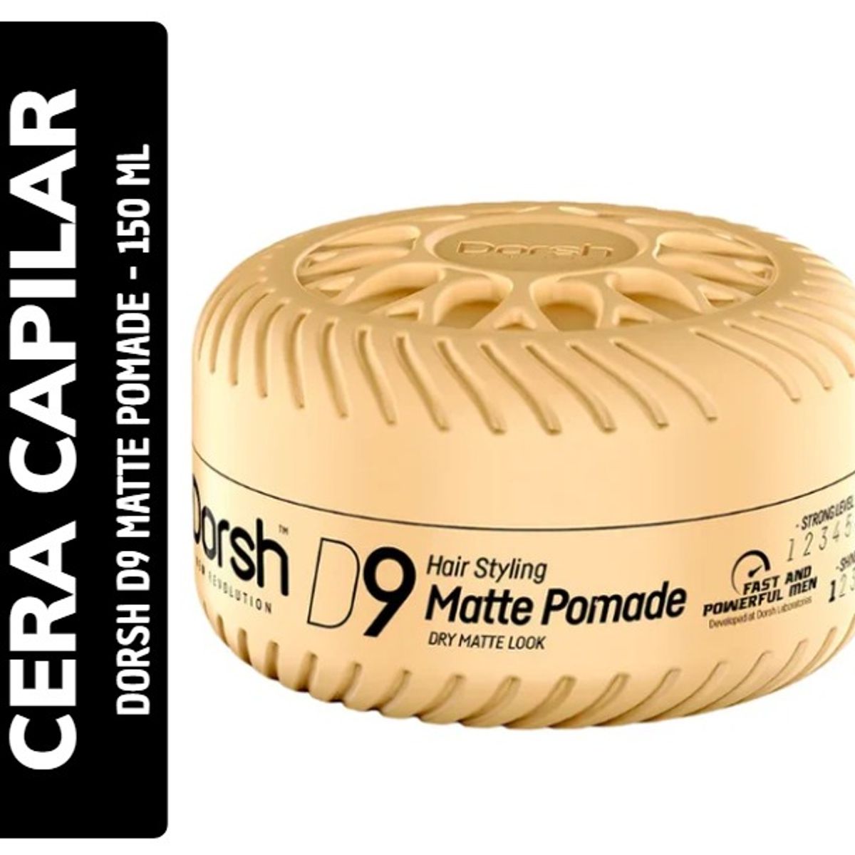 GENERICO - DORSH Matte Pomade D9 Fijacion Fuerte150ml