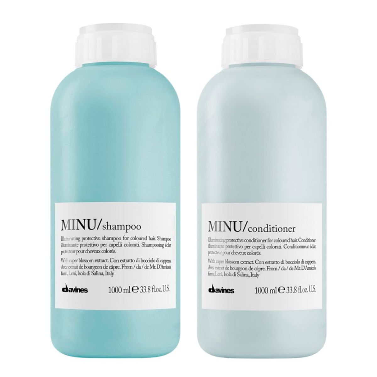 Davines - Davines Minu Dúo Shampoo 1L + Conditioner 1L