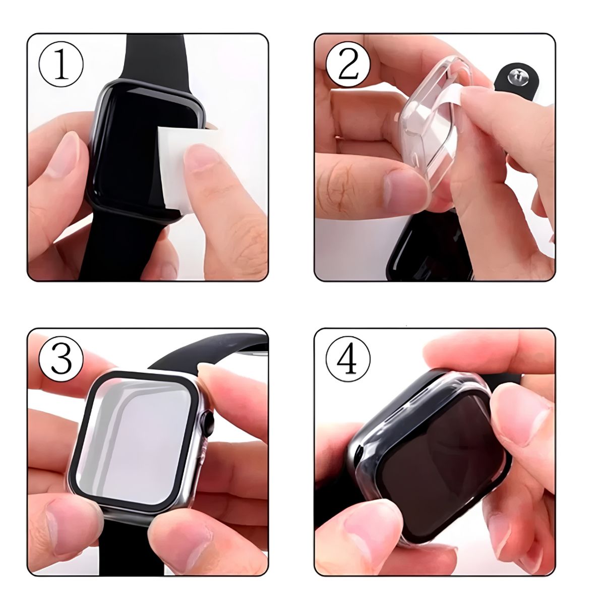 GENERICO - PROTECTOR SMARTWATCH BUMPER APPLE 49MM NEGRO