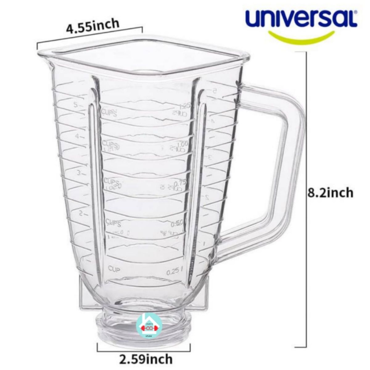 Vaso para licuadora Clásica UNIVERSAL de Vidrio, marca GENERICO - Foto Principal