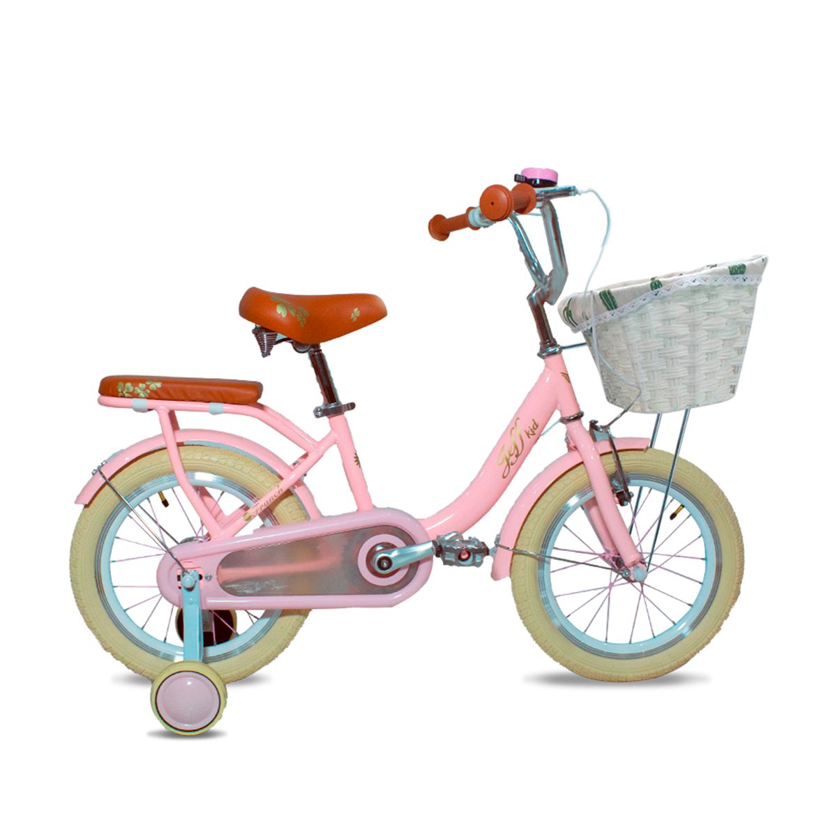 JEFF BIKE - BICICLETA INFANTIL VINTAGE ARO 16 AROS ALUMINIO. MODELO FRANCH COLOR ROSADO BB