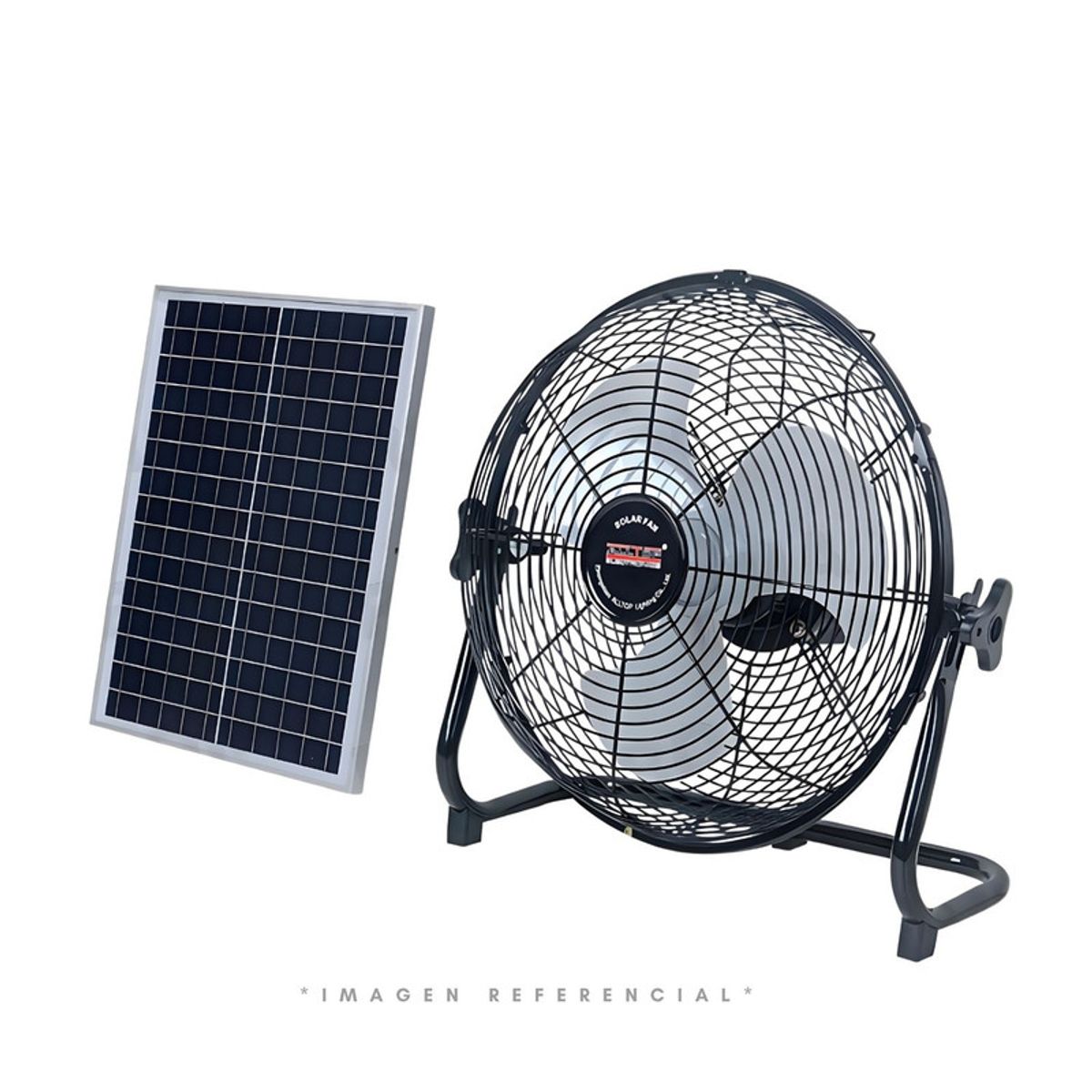 GENERICO - VENTILADOR DE CARGA SOLAR CON PANEL EXTERNO