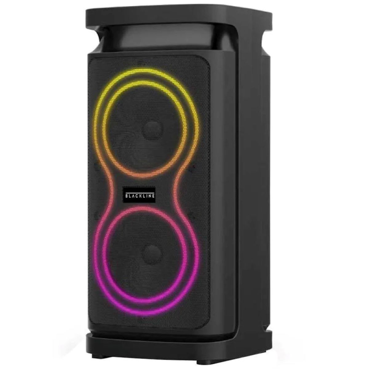 BLACKLINE - TORRE DE SONIDO BLACKLINE PARTY BOOM 2X4 + MICRÓFONO INALÁMBRICO BKLTORRE2X4