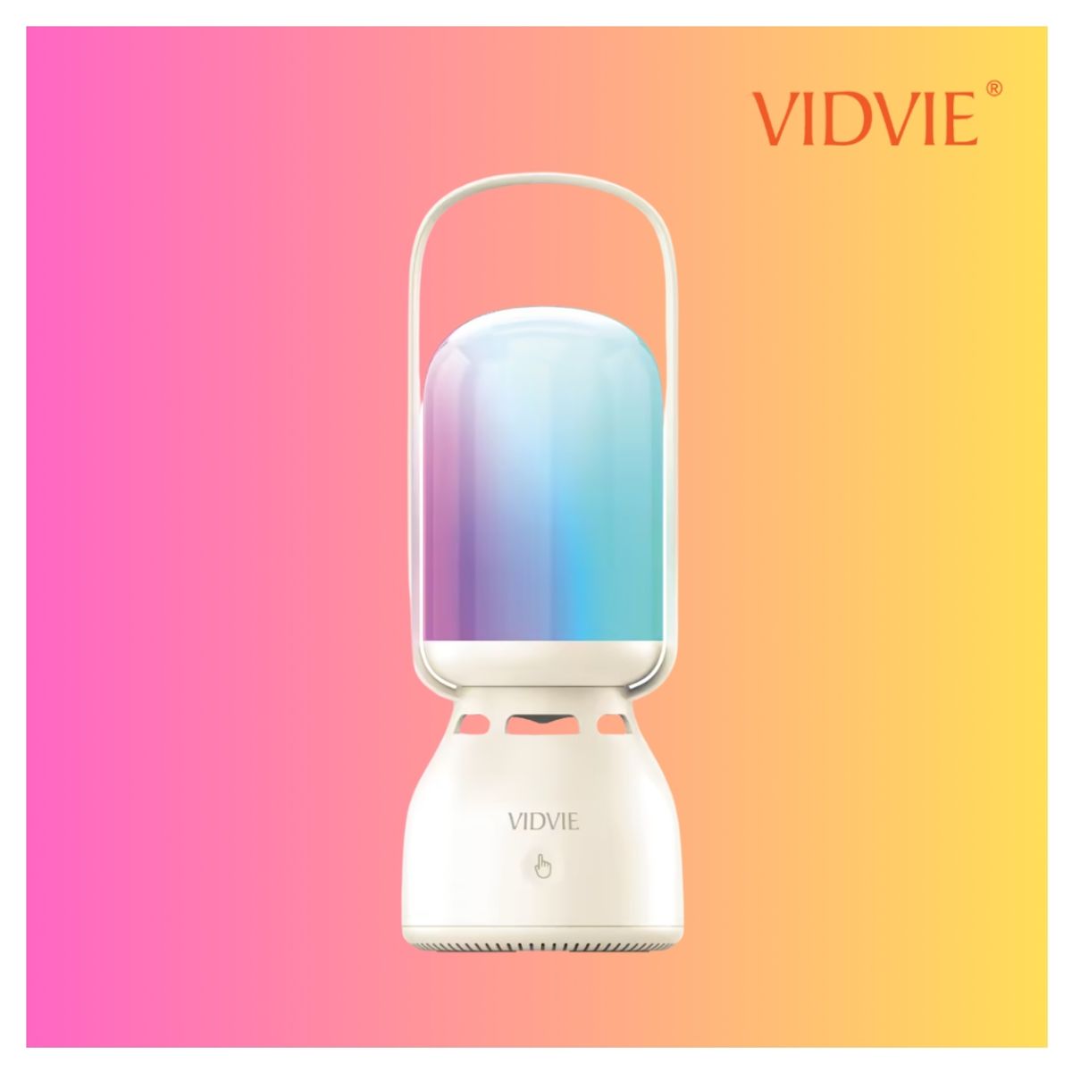 VIDVIE - Parlante Bluetooth Vidvie CL01 con luz LED RGB Diseño Lámpara Petromax