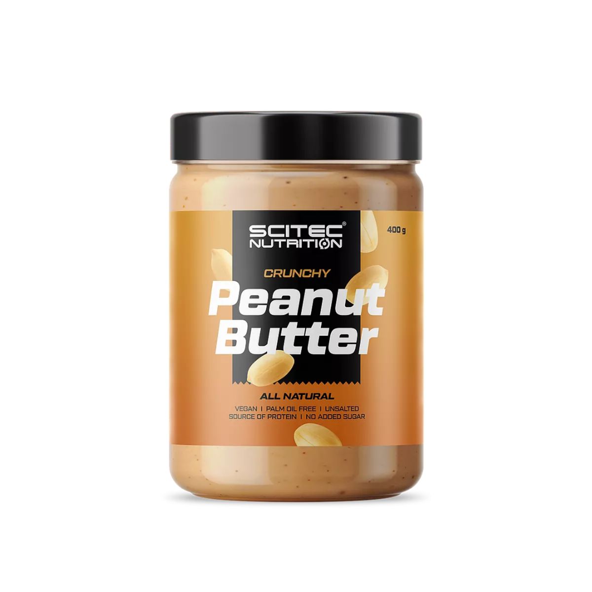 SCITEC NUTRITION - Crunchy Peanut Butter - Mantequilla de Mani Crujiente Scitec Nutrition 400 G