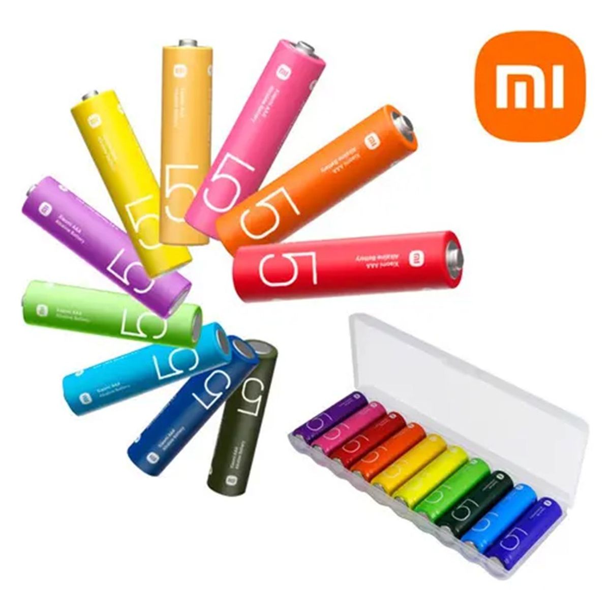 Pilas Alcalinas Xiaomi AA LR6 1.5V Pack x 10 und Larga Duración y Alto Rendimiento, marca XIAOMI - Foto Principal