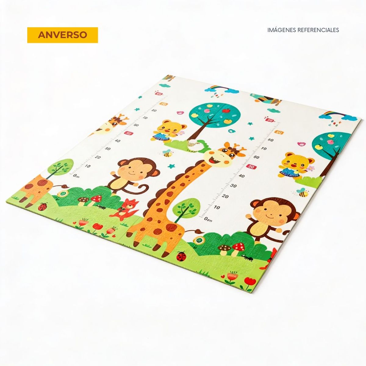 GENERICO - Piso Alfombra Tapete Plegable para Bebé Antigolpes Doble Cara 200x180cm