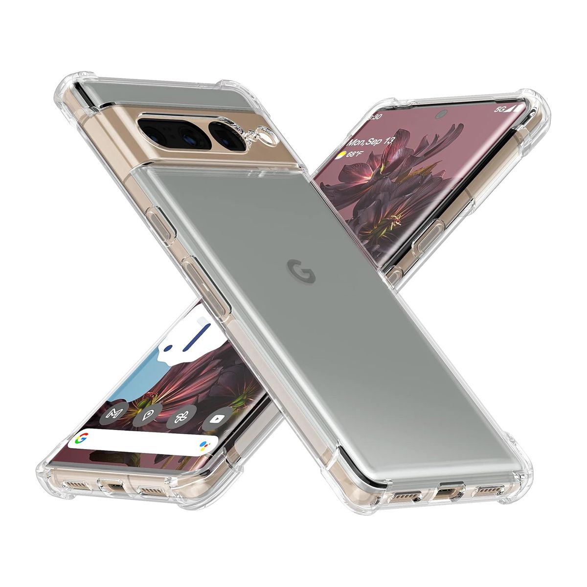 GENERICO - Funda Protector Case GOOGLE PIXEL 7 PRO - TRANSPARENTE ANTI IMPACTO