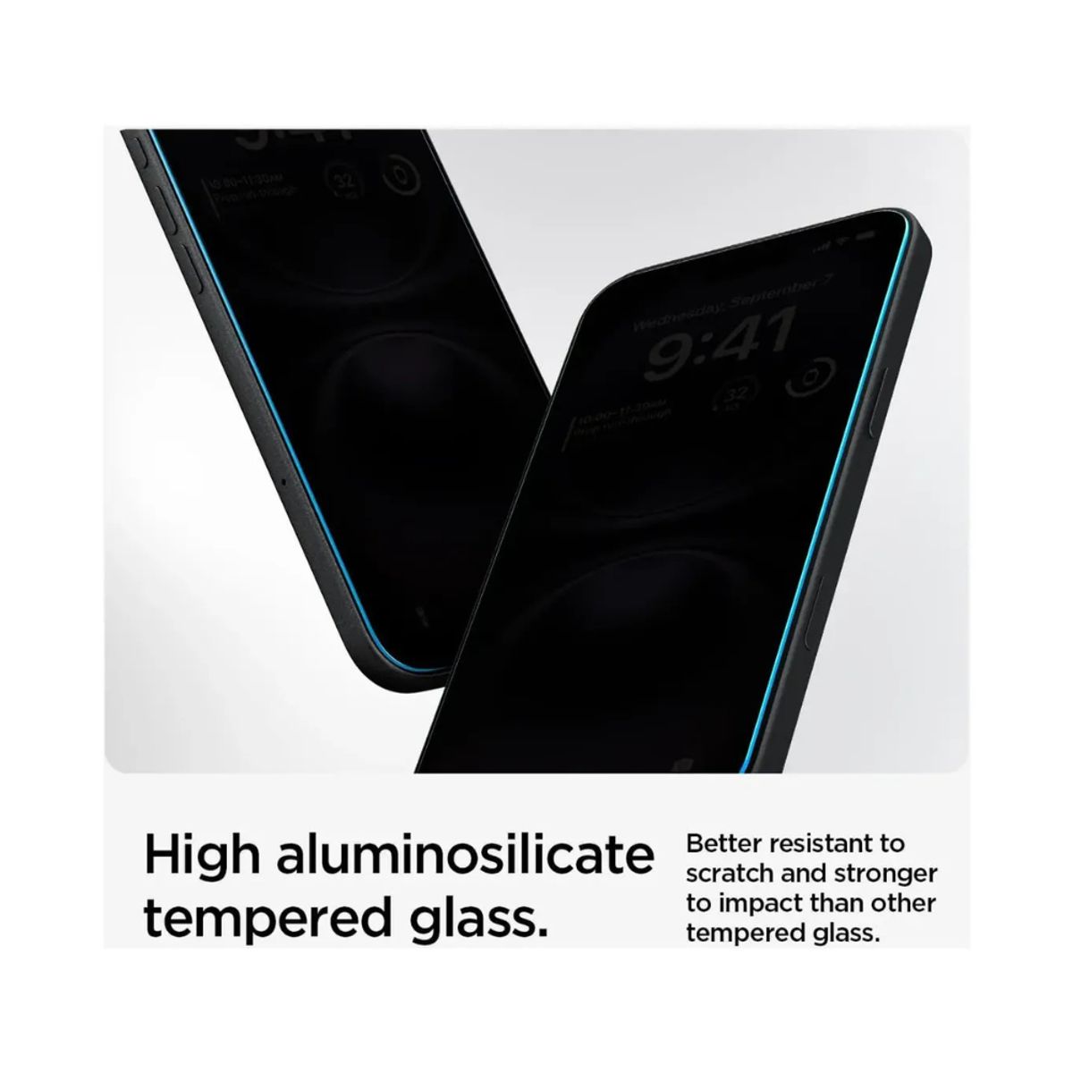 SPIGEN - VIDRIO TEMPLADO PARA IPHONE 16 PRO MAX SPIGEN PRIVACY (2UN)