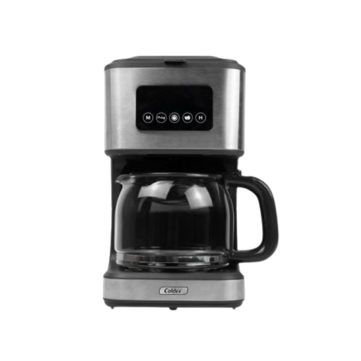 Coldex - Cafetera Digital Coldex 12 Tazas CX-CAF12D Negra/Plata 1.5L