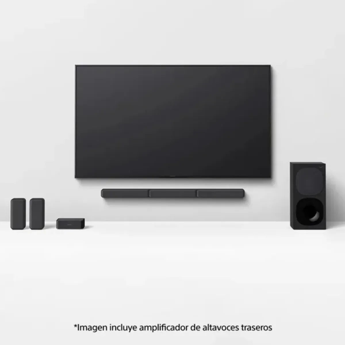 SONY - Sony HT-S40R Teatro en Casa 5.1 Canales 600W Dolby Digital Bluetooth Parlantes Inalámbricos Negro
