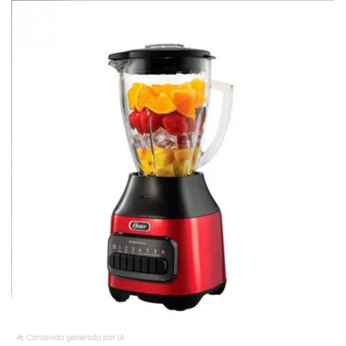 OSTER - Licuadora Oster 6 Velocidades 1.5L Roja BLSTPEG-CPB