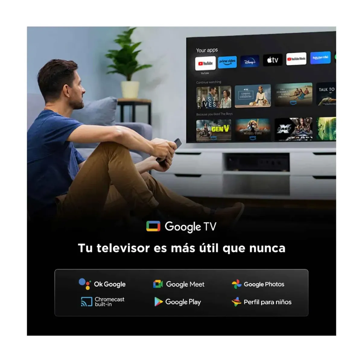 Televisor TCL Mini LED 65" QD UHD 4K Smart Google TV 65C6KS - Nuevo 2025, marca TCL - Foto 2