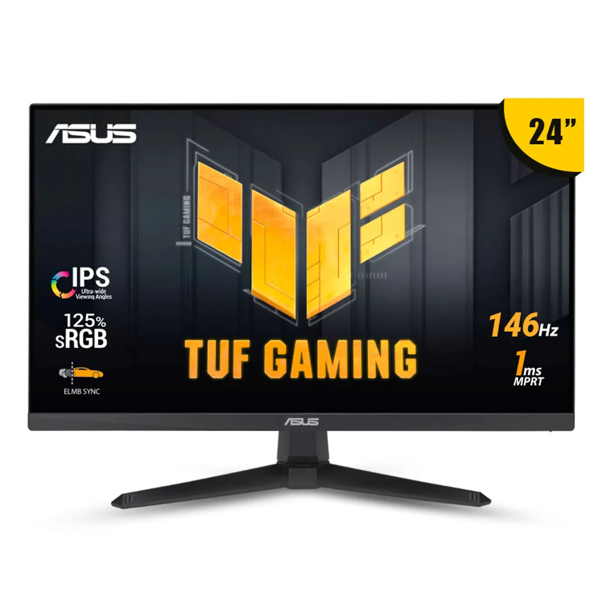 ASUS - ASUS TUF VG249QE5A Monitor Gamer IPS 146Hz 1ms con Colores 125% sRGB