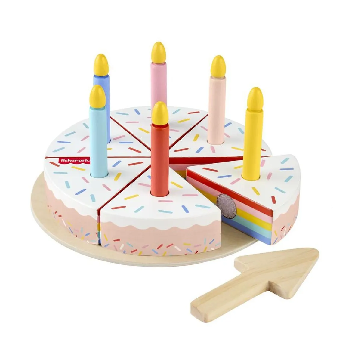 FISHER PRICE - JUGUETE PARA BEBÉS FISHER PRICE PASTEL DE MADERA