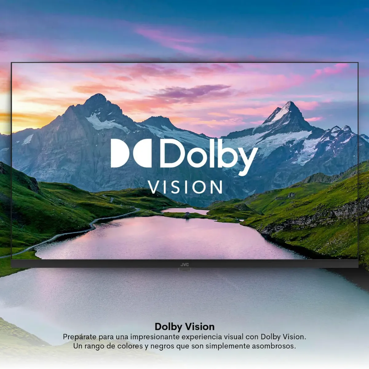 JVC - Smart TV QLED JVC 65 LT-65KM748 4K UHD Google TV