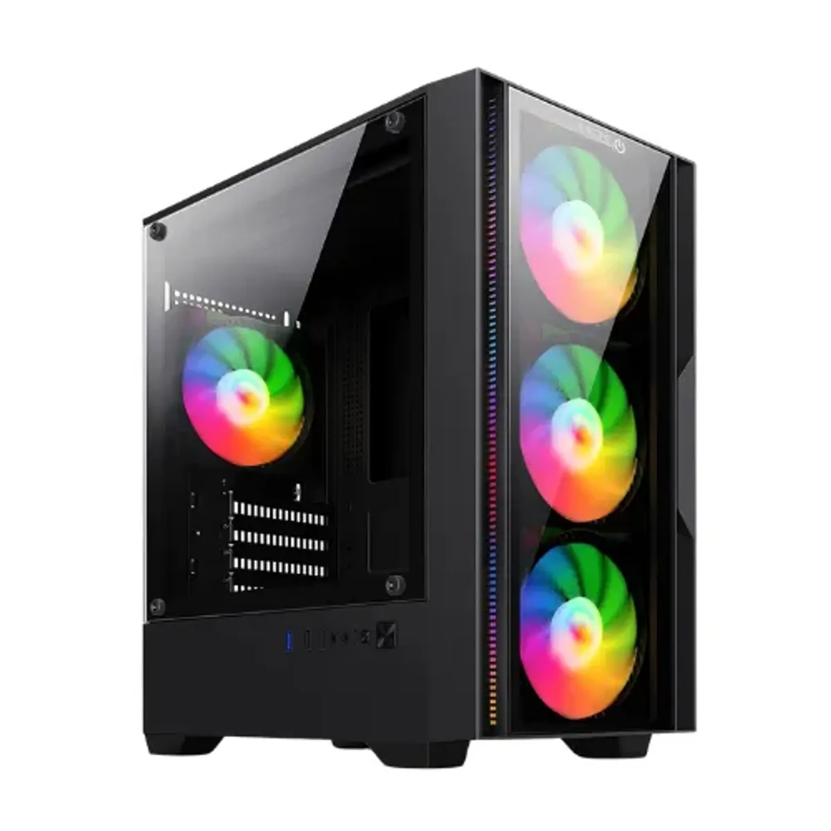 AMD - PC GAMER Ryzen 5 5500 + RTX 3050 6GB + 16GB Ram + 500GB SSD + 1TB HDD CON MONITOR.
