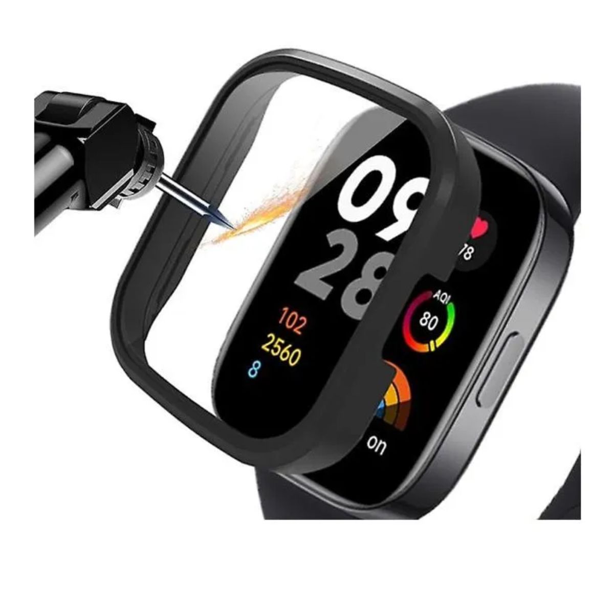 GENERICO - PROTECTOR SMARTWATCH BUMPER REDMI WATCH 2 LITE  NEGRO