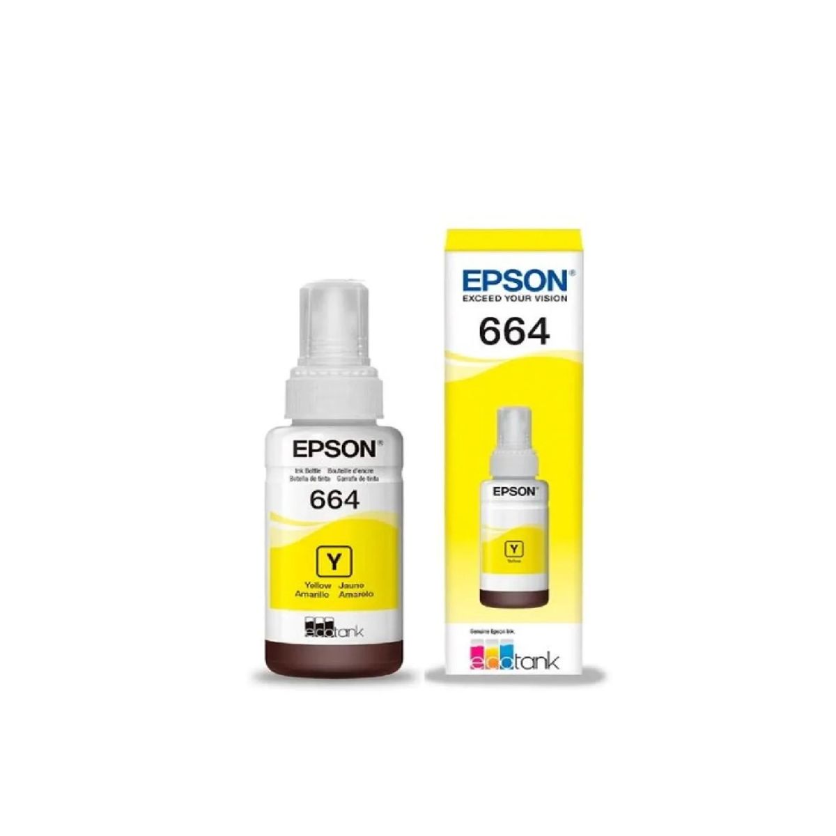 EPSON - BOTELLA DE TINTA ORIGINAL T664 YELLOW