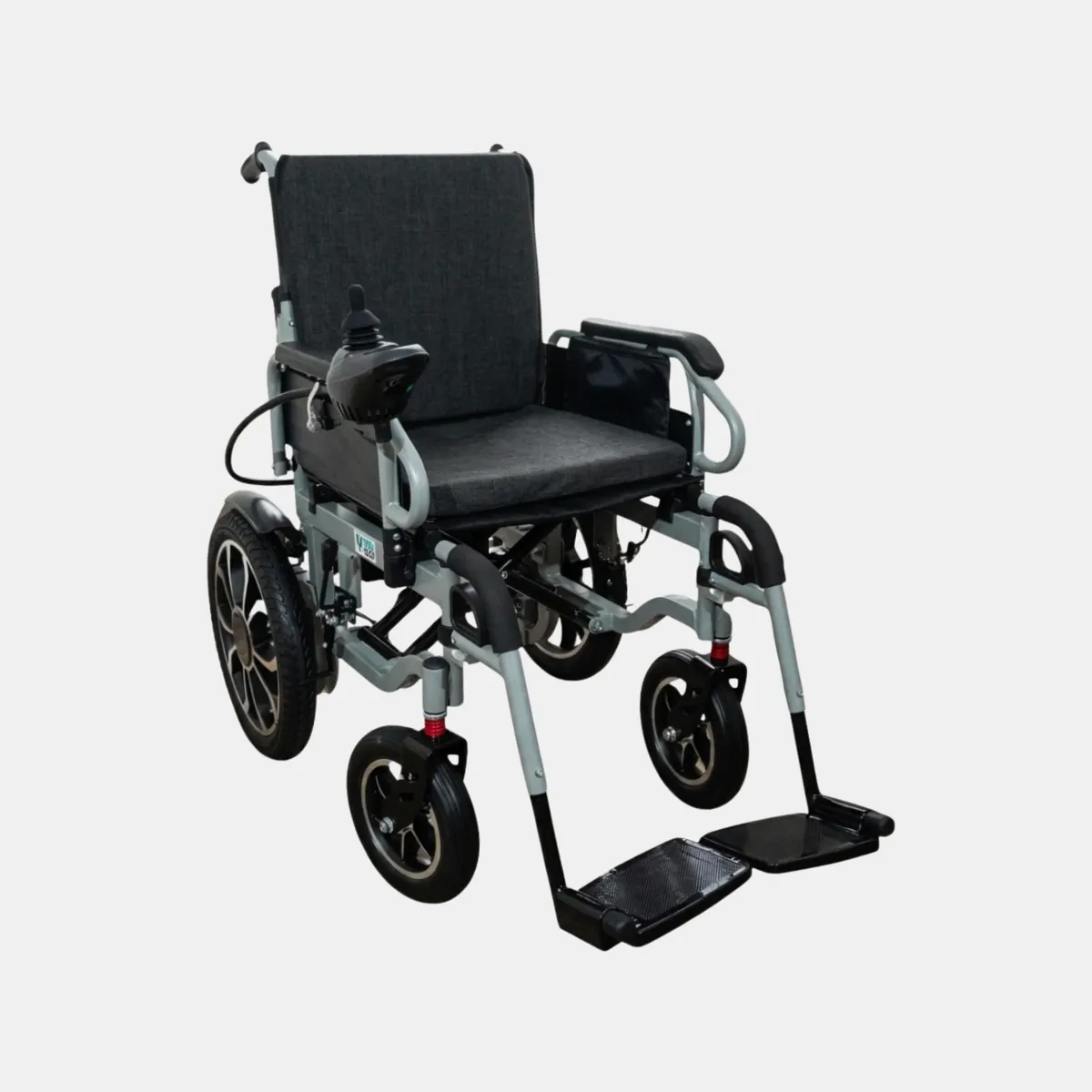 VIDAFLEX PERU - Silla de Ruedas Eléctrica Elite con Amortiguación Plegable Motor 500W con Control Joystick Batería 24 V